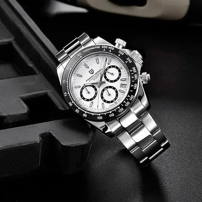 Reloj automático estilo DAYTONA con calibre NH35 (40 mm, cristal de zafiro)