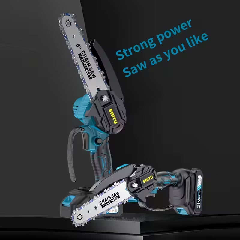 Motosierra inalámbrica TreeTrim Pro Mini: portátil, ligera y potente