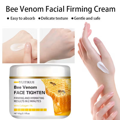 Crema facial reafirmante con veneno de abeja