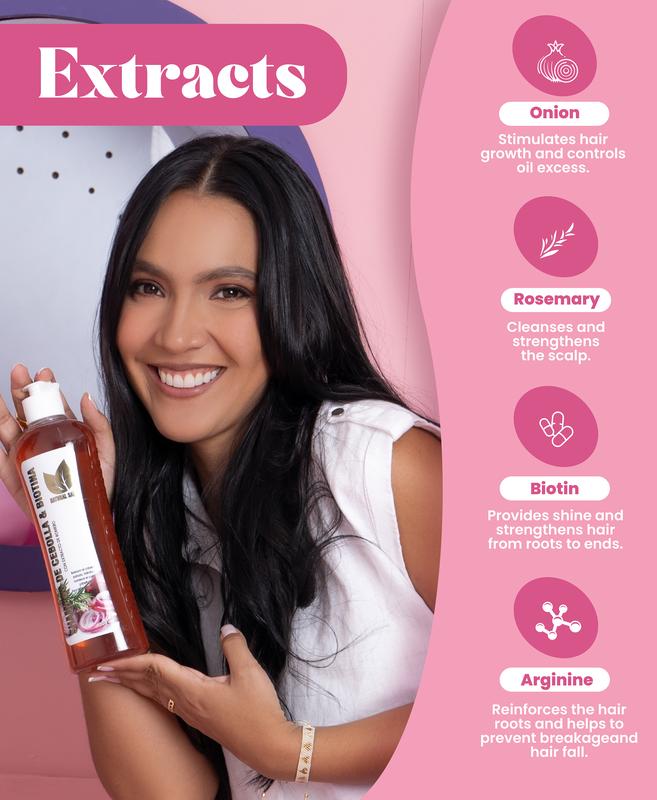Natural Sant - 2 kits de Cebolla, Romero y Biotina + KIT de Sérum Onionvital + MASAJEADOR CAPILAR GRATIS