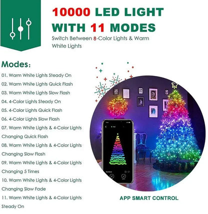 ⛄Venta especial de Navidad INTELIGENTE 2025 🎄Árbol de Navidad retráctil con control remoto mágico🎄