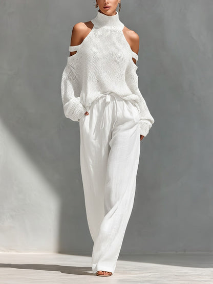 Camilla • Conjunto de moda en malla y lino