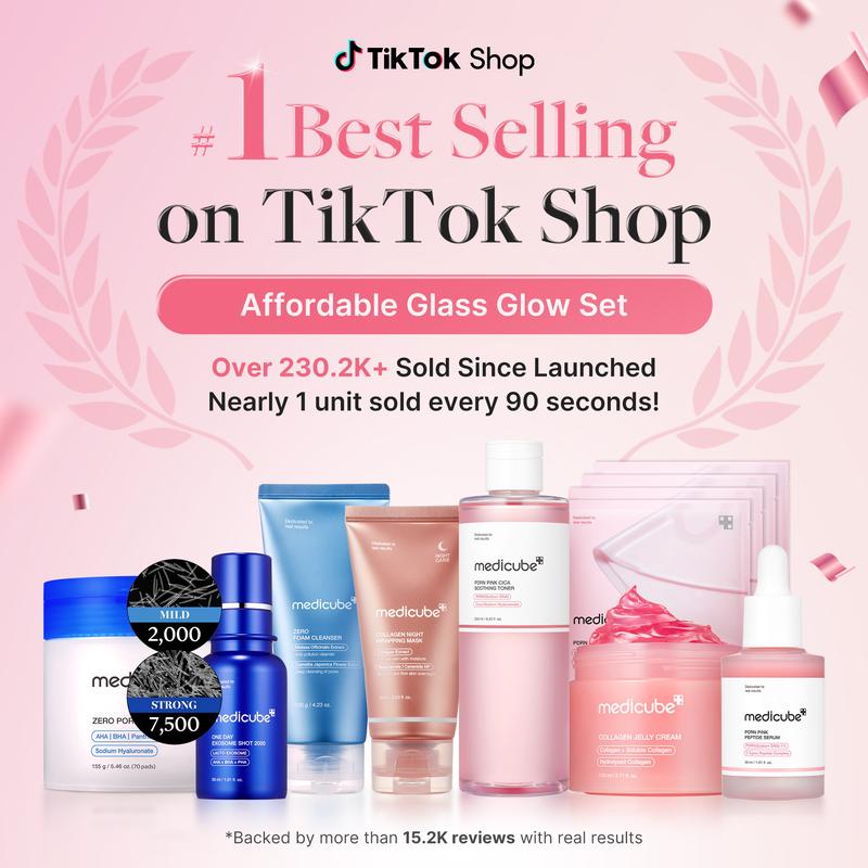 Set de Cuidado de la Piel Glass Glow – Rutina Completa de 8 Pasos para un Brillo Suave