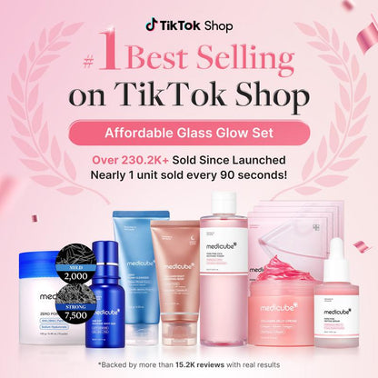 Set de Cuidado de la Piel Glass Glow – Rutina Completa de 8 Pasos para un Brillo Suave