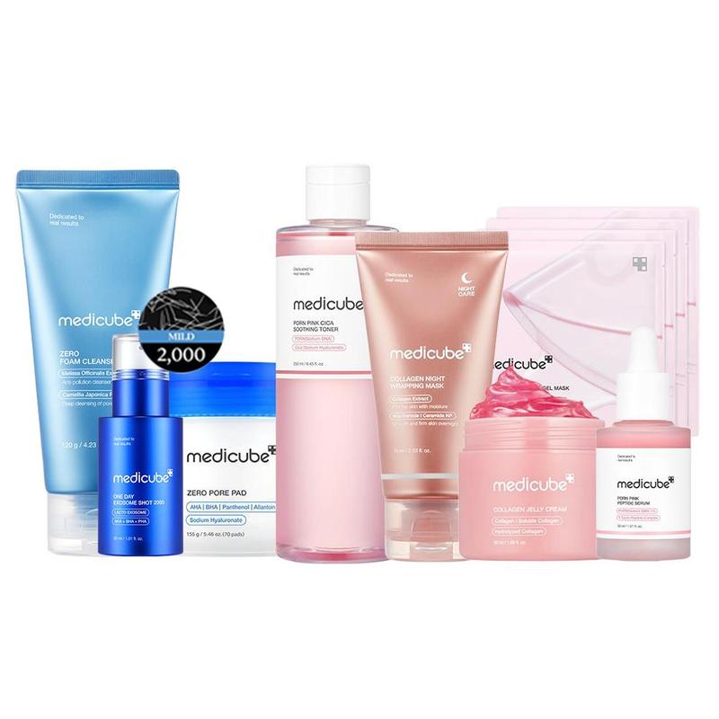 Set de Cuidado de la Piel Glass Glow – Rutina Completa de 8 Pasos para un Brillo Suave