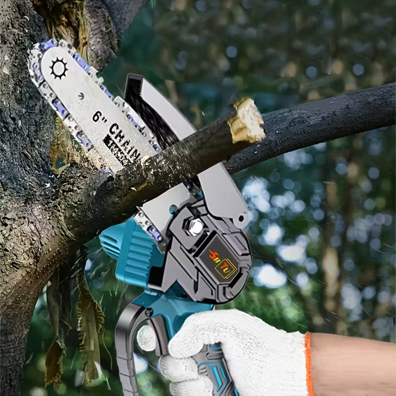 Motosierra inalámbrica TreeTrim Pro Mini: portátil, ligera y potente