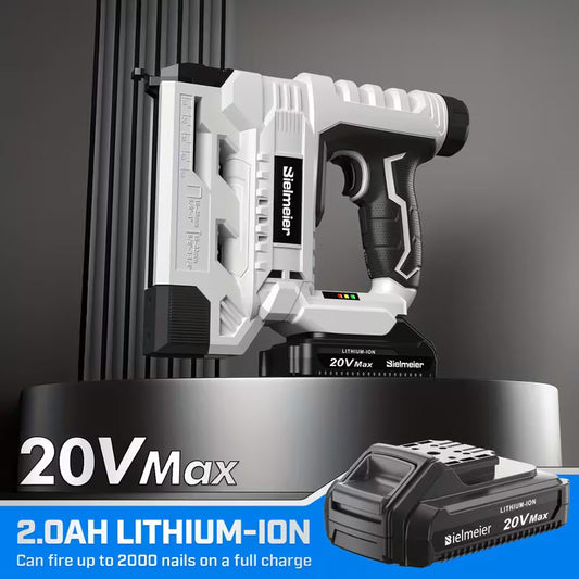 Clavadora y grapadora inalámbrica 2 en 1 (20V / 4V)