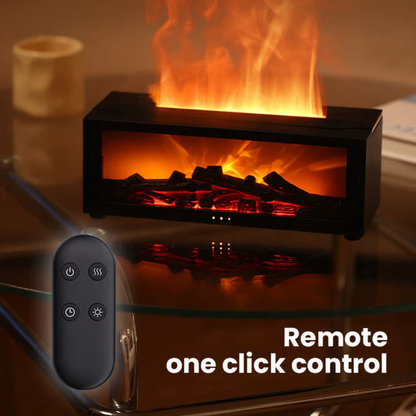 SMART Fireplace Flame Diffuser Humidifier with Remote