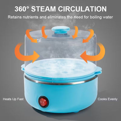 Vaporera eléctrica para 14 huevos EggMaster: huevos duros y pasados por agua fáciles de pelar