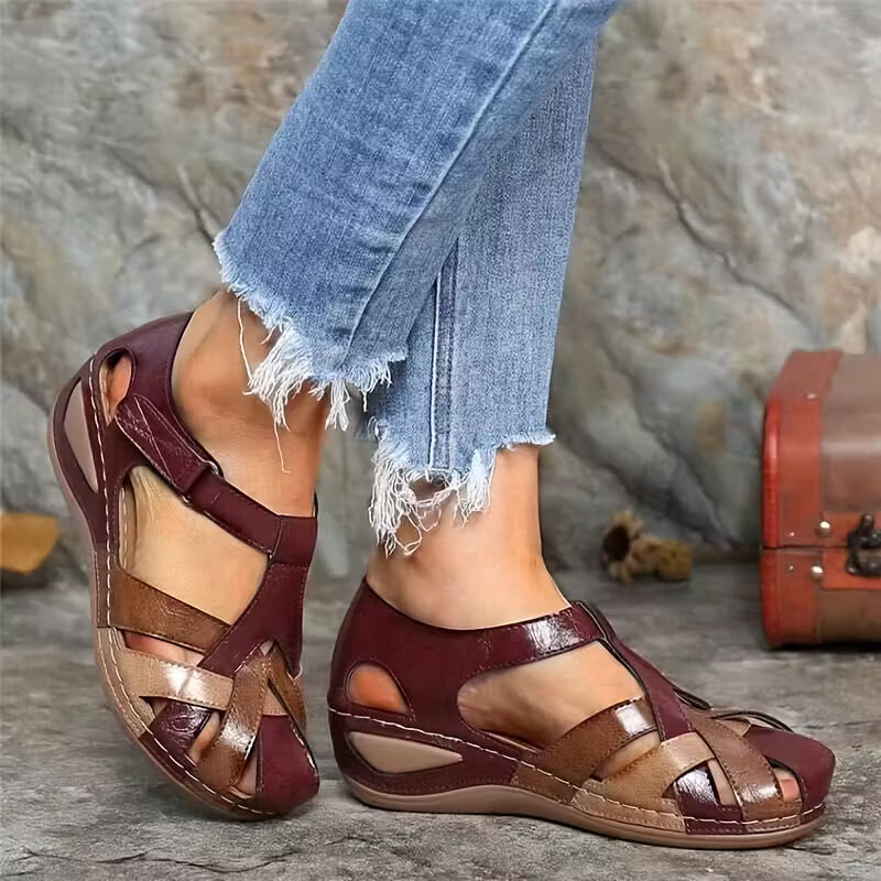 Sandalias Kelly™: cuñas elegantes de ancho especial para una comodidad diaria