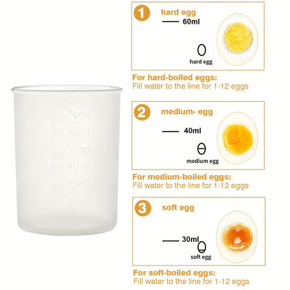 Vaporera eléctrica para 14 huevos EggMaster: huevos duros y pasados por agua fáciles de pelar