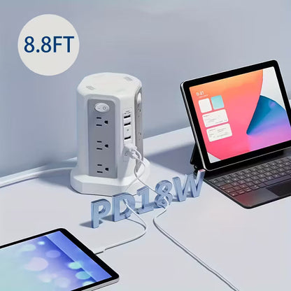 Centro de alimentación inteligente con USB