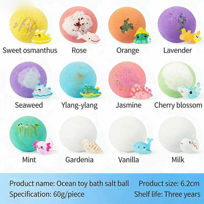Bombas de baño para niños con sorpresas