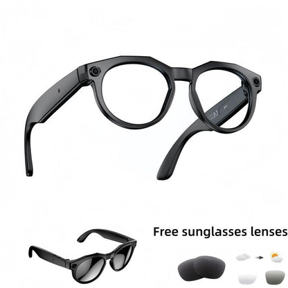 Gafas con cámara de IA inteligente y lentes fotocromáticas de 8 MP
