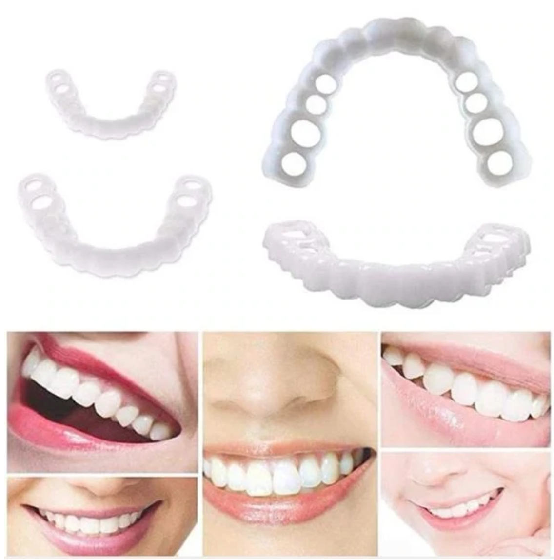 HappySmile™ — Reusable Veneer Set (Top & Bottom)