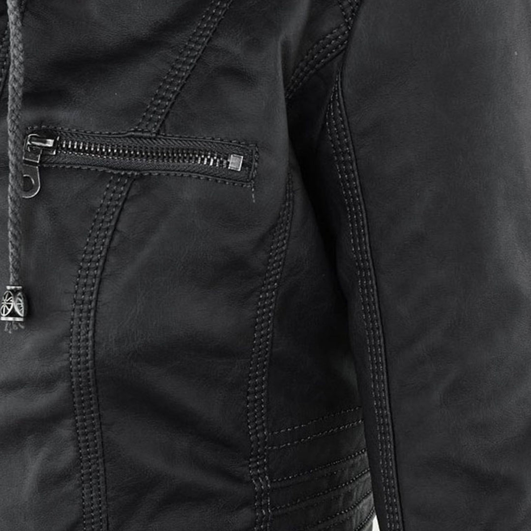 Macarena | Chaqueta Motera con Capucha