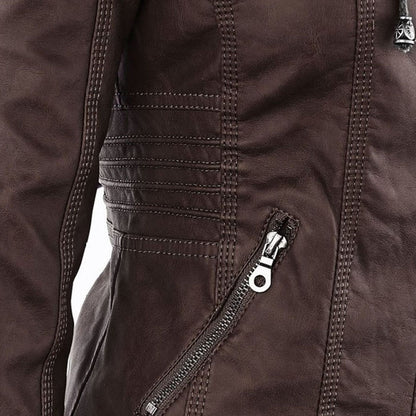 Macarena | Chaqueta Motera con Capucha