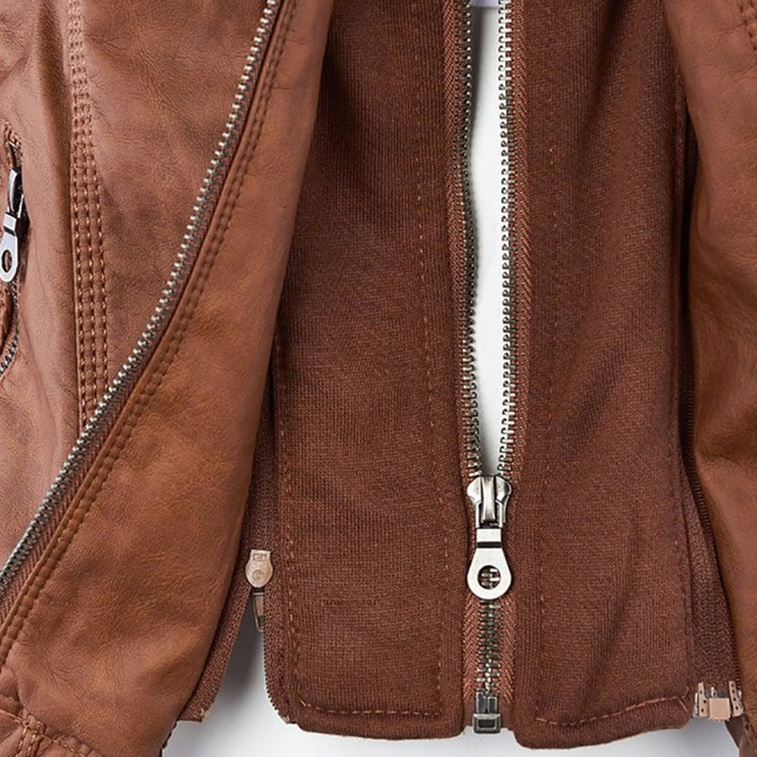 Macarena | Chaqueta Motera con Capucha