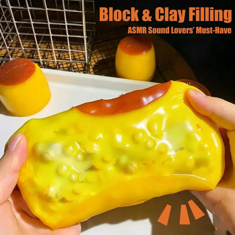 6-Pack Crunchy ASMR Squishy Set: Bead-Filled Stress Relief Desk Toys for Adults & Teens