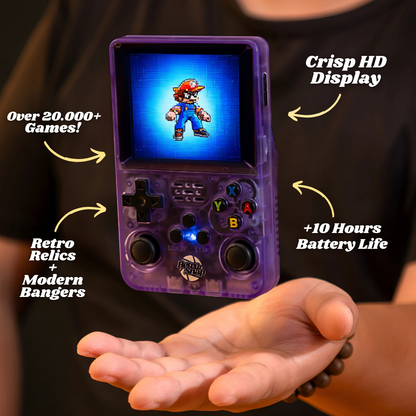 Consola RetroFynn — Sistema de juegos retro portátil (64GB / 128GB)