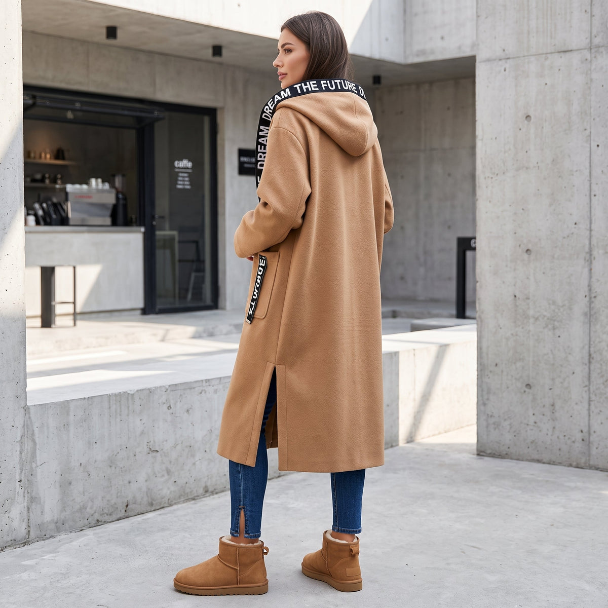 Nordelle - Hooded Trench Coat
