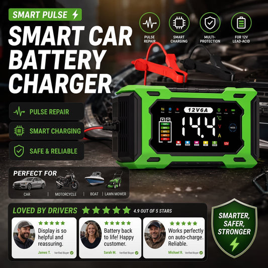 Cargador de batería inteligente para coche