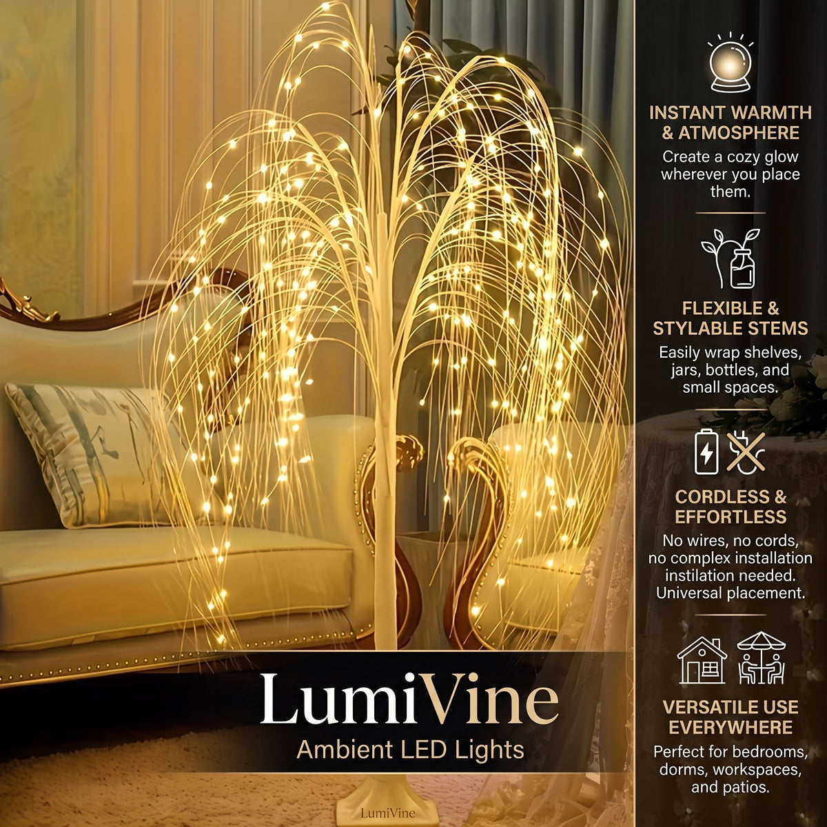 LumiVine – Luces LED ambientales