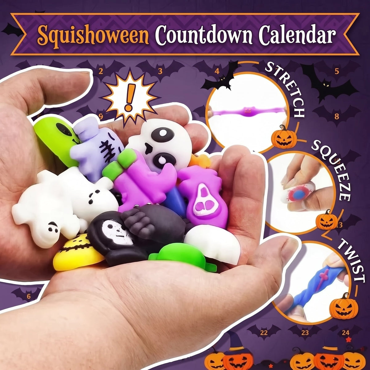 Calendario de cuenta regresiva de Squishoween