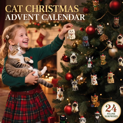 Calendario de Adviento de Navidad para gatos