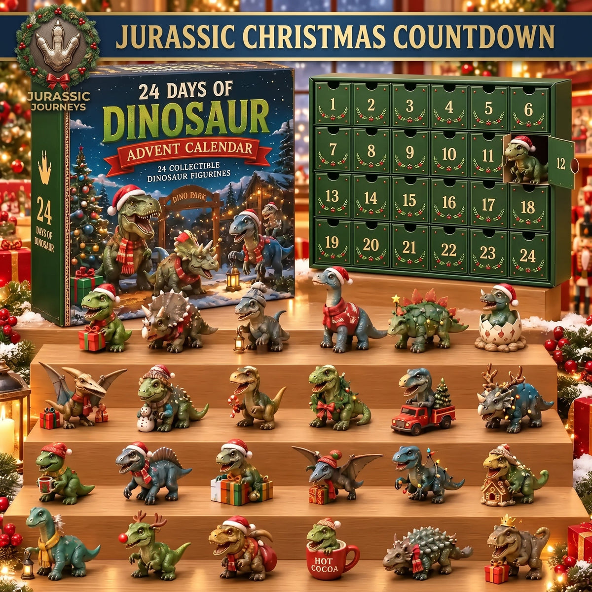 Cuenta regresiva para una Navidad jurásica