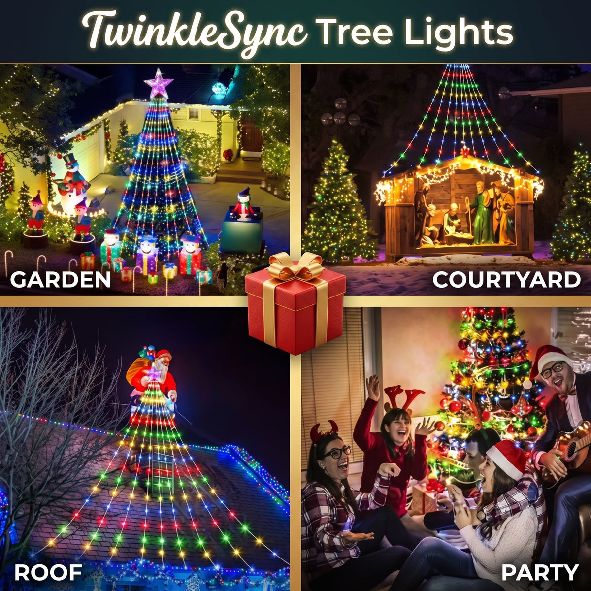 Luces de árbol TwinkleSync