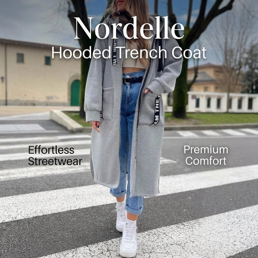 Nordelle - Gabardina con capucha