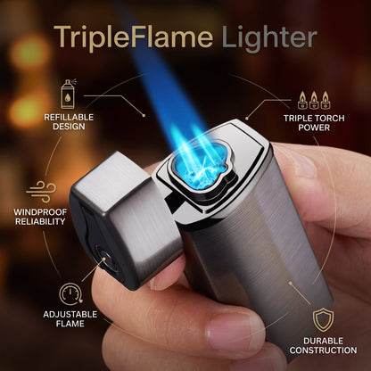 Encendedor de triple llama