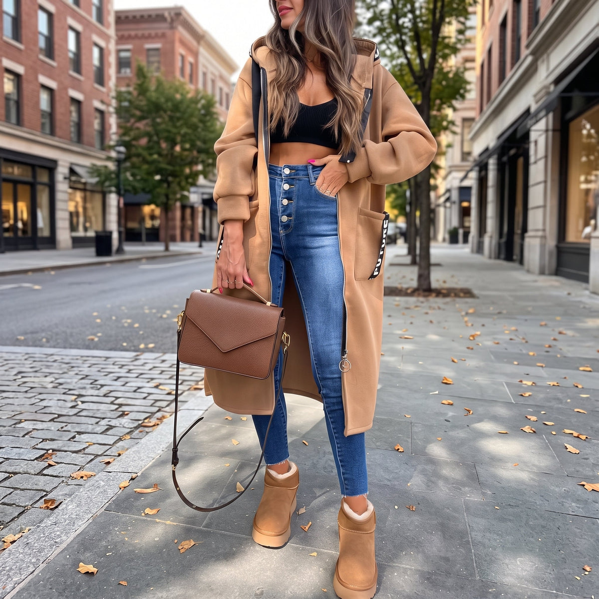 Nordelle - Hooded Trench Coat