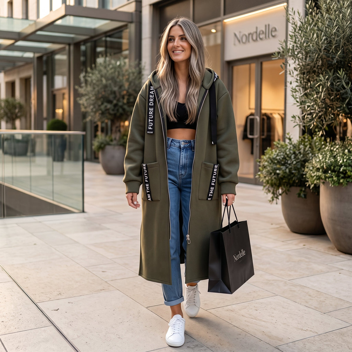 Nordelle - Hooded Trench Coat