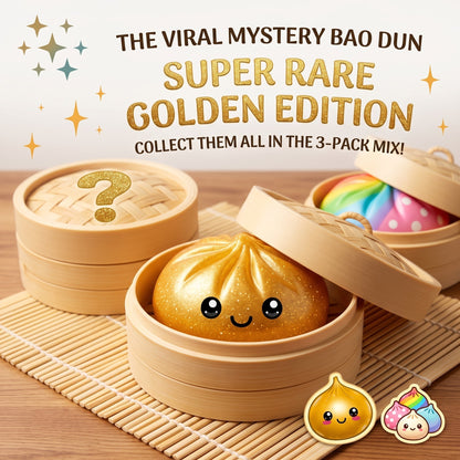 Pelotas antiestrés tipo dumpling Vifinix Mystery (paquete de 3)