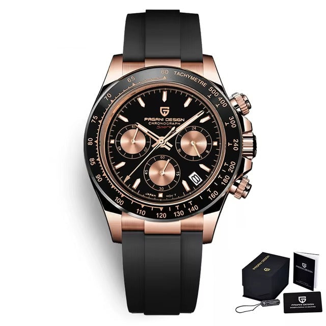 Reloj automático estilo DAYTONA con calibre NH35 (40 mm, cristal de zafiro)