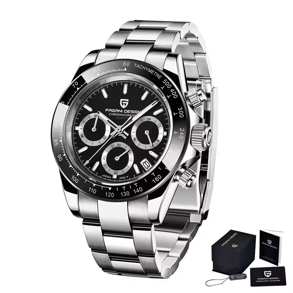 Reloj automático estilo DAYTONA con calibre NH35 (40 mm, cristal de zafiro)