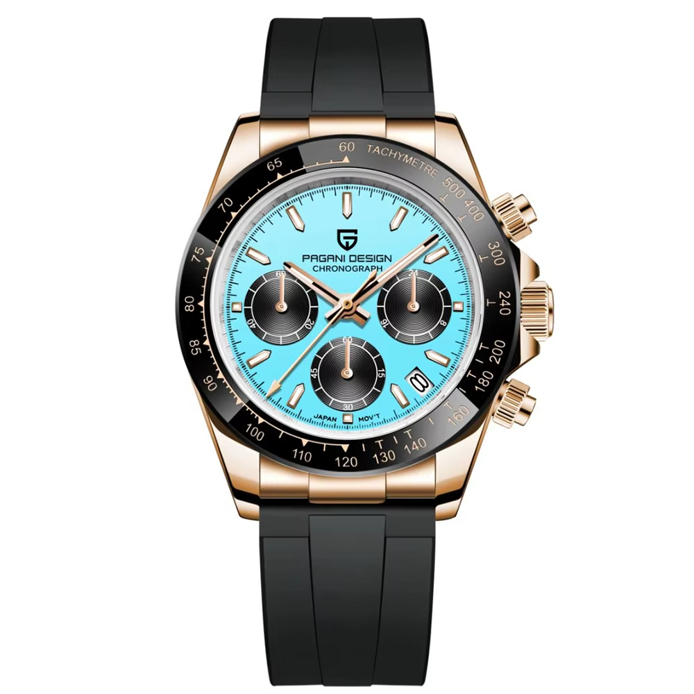 Reloj automático estilo DAYTONA con calibre NH35 (40 mm, cristal de zafiro)