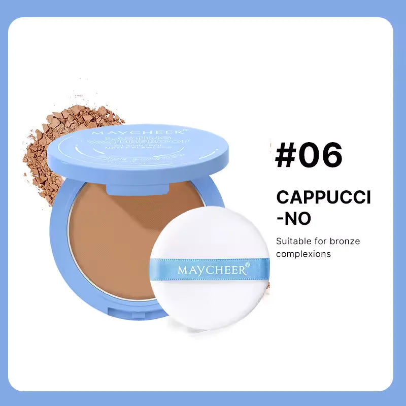 Polvo de maquillaje resistente al agua