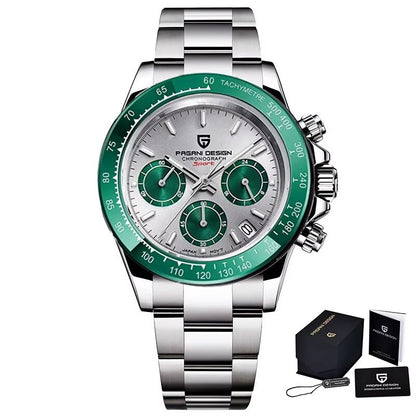 Reloj automático estilo DAYTONA con calibre NH35 (40 mm, cristal de zafiro)