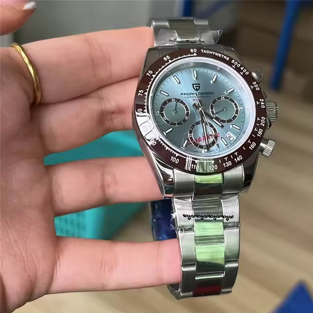 Reloj automático estilo DAYTONA con calibre NH35 (40 mm, cristal de zafiro)