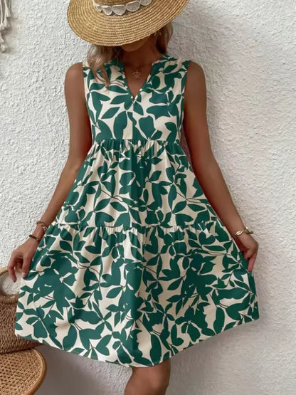Willow - Vestido bohemio de verano con cuello en V