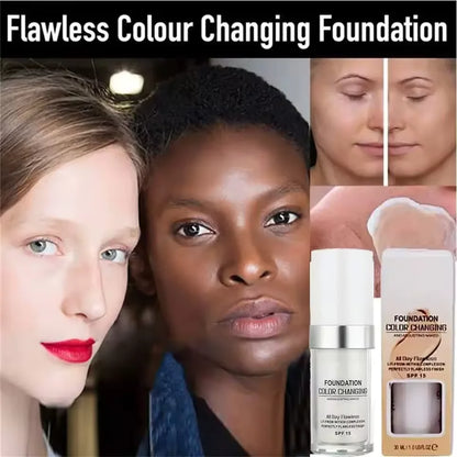 (1 + 1 Gratis) Magic Glow Foundation: Cambia de color