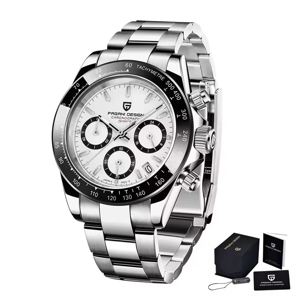 Reloj automático estilo DAYTONA con calibre NH35 (40 mm, cristal de zafiro)