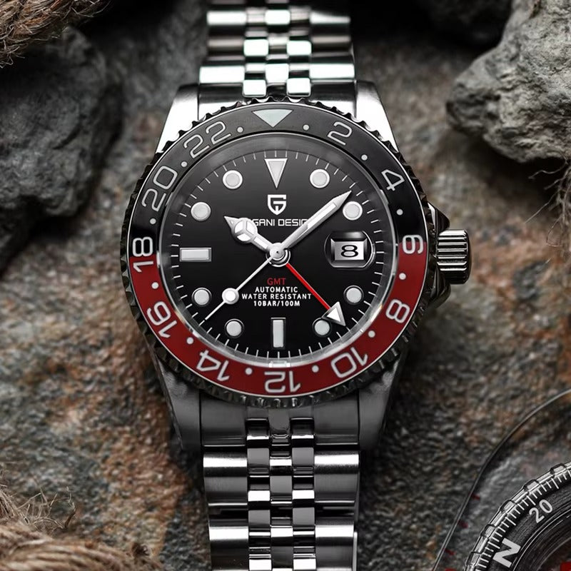 Reloj GMT automático de viaje: diseñado para estilos de vida globales