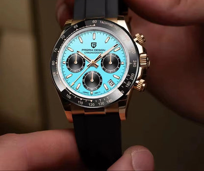 Reloj automático estilo DAYTONA con calibre NH35 (40 mm, cristal de zafiro)