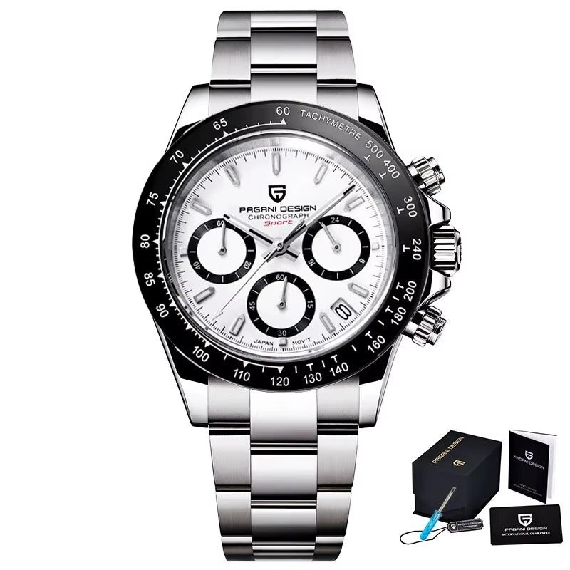 Reloj automático estilo DAYTONA con calibre NH35 (40 mm, cristal de zafiro)