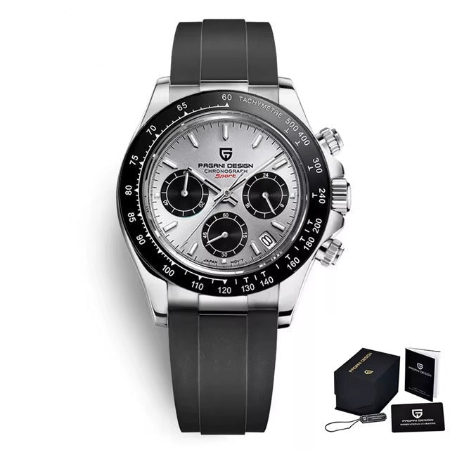 Reloj automático estilo DAYTONA con calibre NH35 (40 mm, cristal de zafiro)