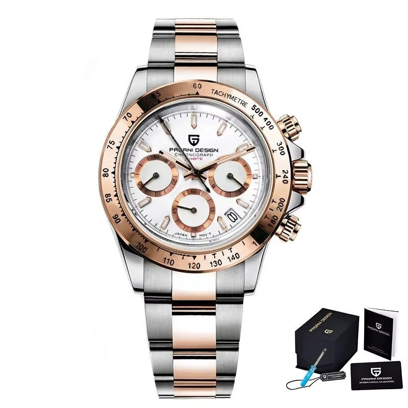 Reloj automático estilo DAYTONA con calibre NH35 (40 mm, cristal de zafiro)